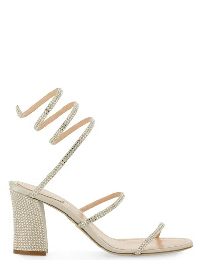 RENÉ CAOVILLA WOMEN'S SANDAL WITH RHINESTONES