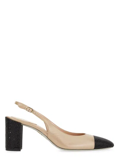 RENÉ CAOVILLA WOMEN'S SLING BACK WITH RHINESTONES PUMPS