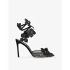 René Caovilla Embellished Floriane Pumps 105 In Black