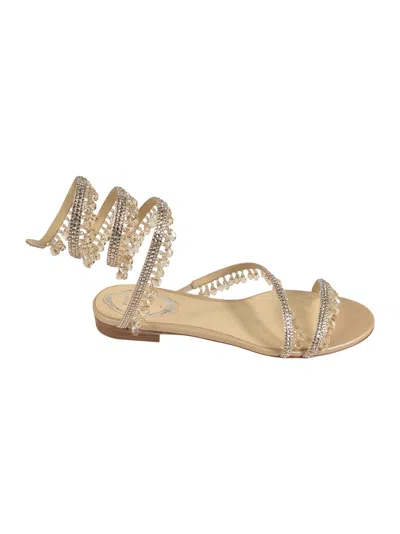 René Caovilla Wrap Embellished Sandals In V104