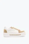 René Caovilla Xtra White-gold Sneaker With Crystals 50