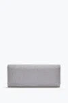 René Caovilla Zafira Blue Clutch With All-over Crystals