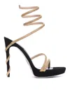 René Caovilla Heeled Sandals Rene Caovilla Woman Color Black In Black