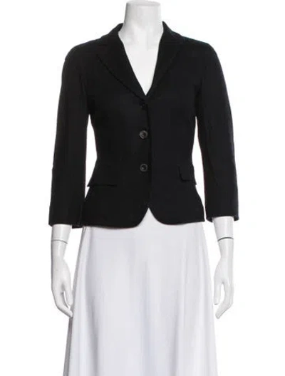 Pre-owned Rene Lezard Blazer In Black