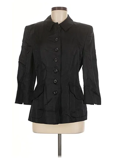 Pre-owned Rene Lezard Blazer Jacket In Black