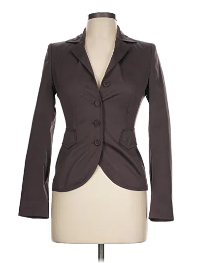 Pre-owned Rene Lezard Blazer Jacket In Brown