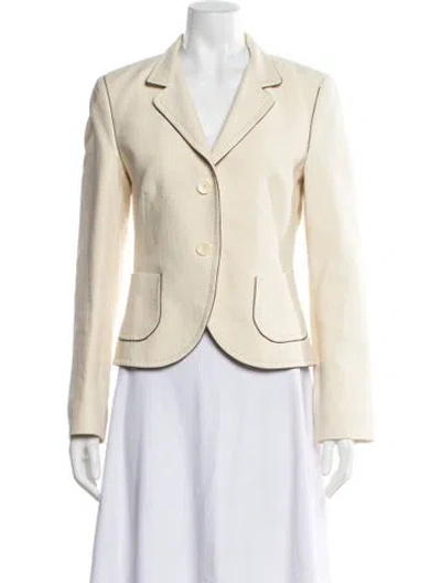 Pre-owned Rene Lezard Blazer In Neutral