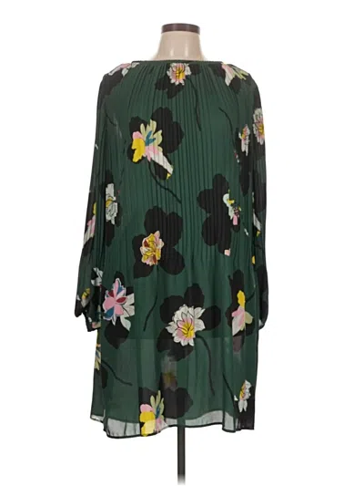 Pre-owned Rene Lezard Casual Dress In Green
