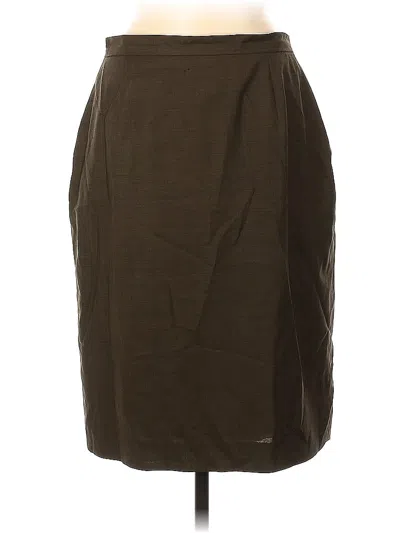 Pre-owned Rene Lezard Casual Skirt In Brown