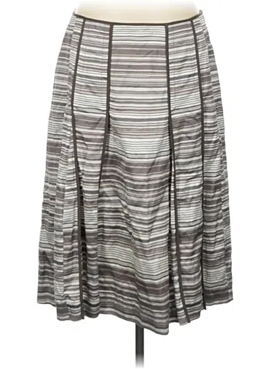 Pre-owned Rene Lezard Casual Skirt In Gray