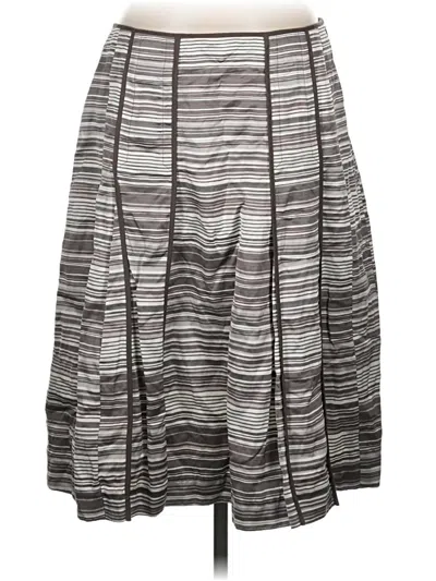 Pre-owned Rene Lezard Casual Skirt In Gray