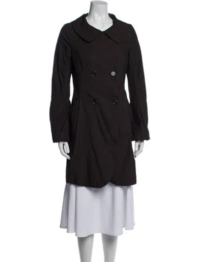 Pre-owned Rene Lezard Coat In Brown