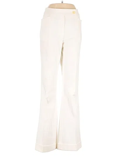 Pre-owned Rene Lezard Dress Pants In Ivory
