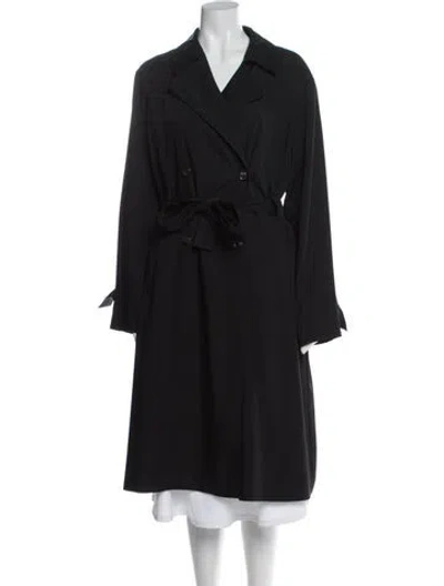 Pre-owned Rene Lezard Trench Coat In Gray