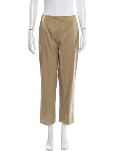 Pre-owned Rene Lezard Vintage Straight Leg Pants In Neutrals
