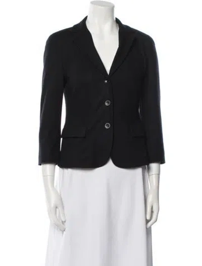 Pre-owned Rene Lezard Wool Blazer In Black
