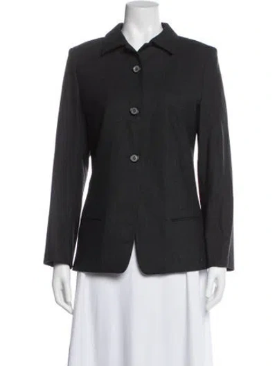 Pre-owned Rene Lezard Wool Blazer In Blue
