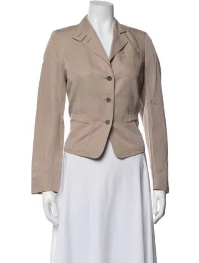 Pre-owned Rene Lezard Wool Blazer In Brown