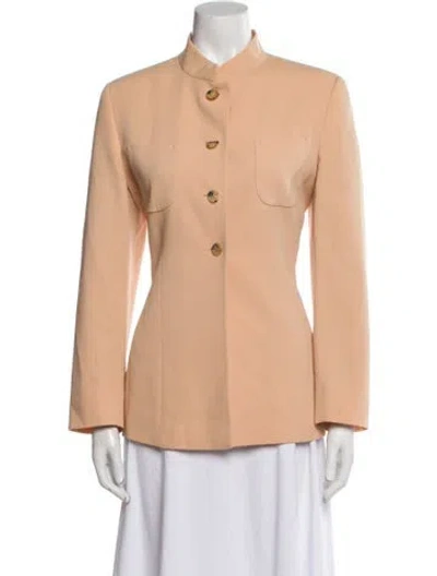 Pre-owned Rene Lezard Wool Jacket In Orange