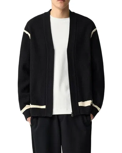 Rene Lion Cardigan In Black