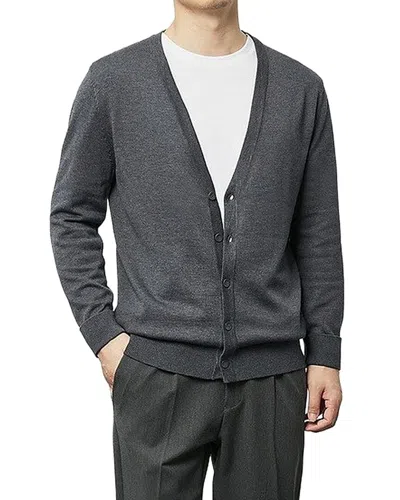 Rene Lion Cardigan In Blue