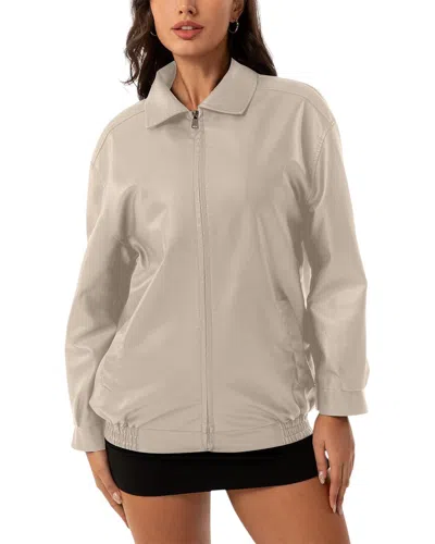 Rene Lion Jacket In Gray