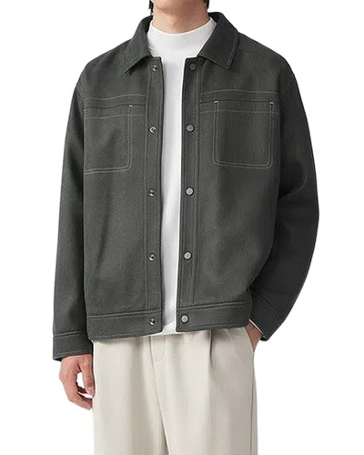 Rene Lion Jacket In Gray