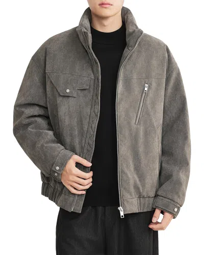Rene Lion Jacket In Gray