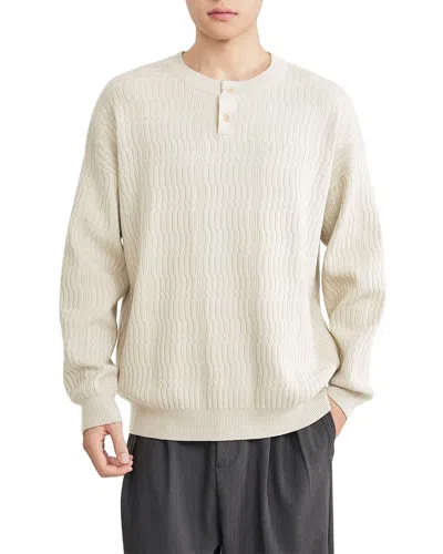 Rene Lion Sweater In White