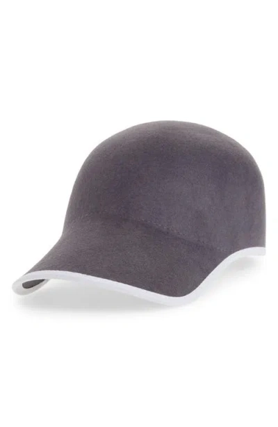René Mantilla, New York Casquette Wool Baseball Cap In Ash