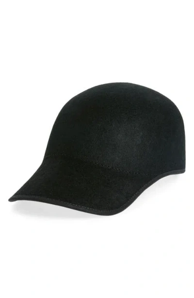 René Mantilla, New York Casquette Wool Baseball Cap In Black