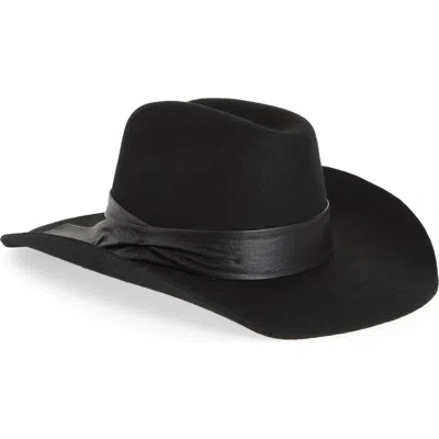 René Mantilla, New York Vaquero Wool Cowboy Hat In Black