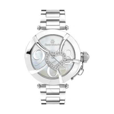 Rene Mouris Coeur D'amour Mother Of Pearl Dial Ladies Watch 50102rm1 In Metallic