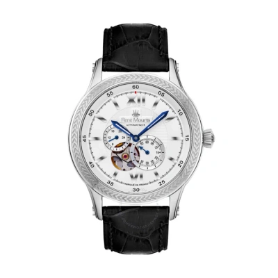 Rene Mouris Corona Automatic White Dial Men's Watch 70105rm1 In Black