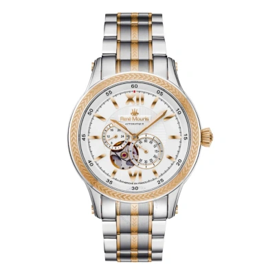 Rene Mouris Corona White Dial Men's Watch 70106rm3 In Gold
