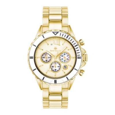 Rene Mouris Dream-i Chronograph Mother Of Pearl Dial Ladies Watch 50107rm6 In Gold
