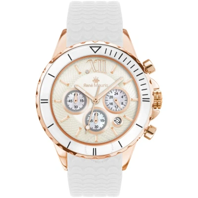 Rene Mouris Dream I Chronograph Two-tone Dial Ladies Watch 50108rm11 In White