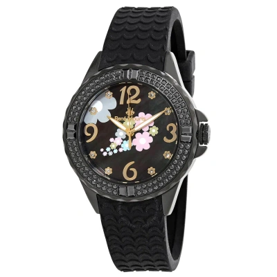 Rene Mouris La Fleur - 2nd Generation Mother Of Pearl Dial Ladies Watch 50106rm8 In Black