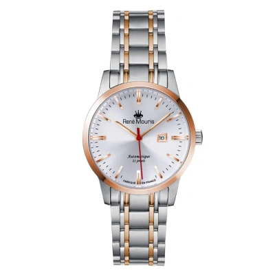 Rene Mouris Noblesse Automatic White Dial Ladies Watch 10108rm3 In Metallic