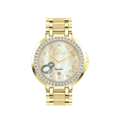 Rene Mouris Papillon Mother Of Pearl Dial Ladies Watch 50111rm6 In Gold