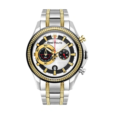 Rene Mouris Ren Mouris Trofeo Chronograph Two-tone Dial Men's Watch 90120rm3 In White