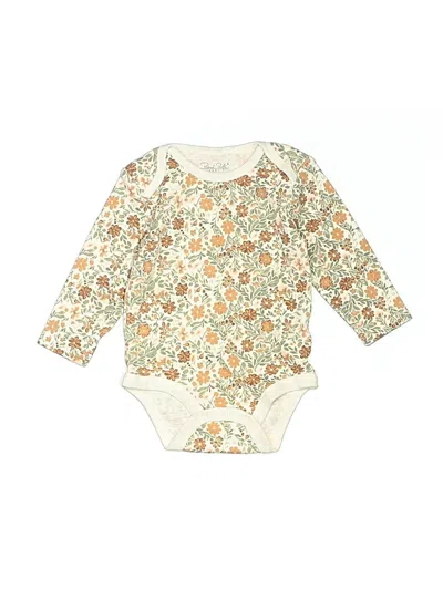 Pre-owned Rene Rofe Babies' Long Sleeve Onesie In Ivory