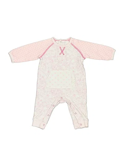 Pre-owned Rene Rofe Babies' Long Sleeve Onesie In Pink