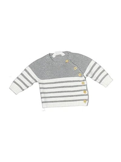 Pre-owned Rene Rofe Babies' Pullover Sweater In Gray