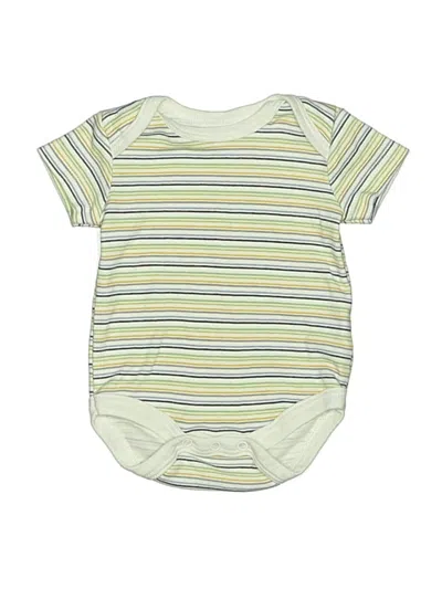 Pre-owned Rene Rofe Babies' Short Sleeve Onesie In Green