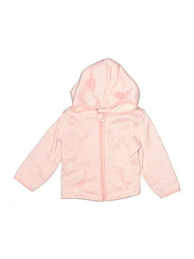 Pre-owned Rene Rofe Babies' Zip Up Hoodie In Pink