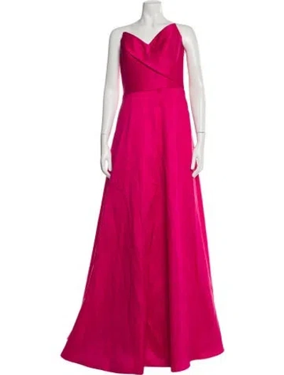 Pre-owned Rene Ruiz Asymmetrical Long Dress In Purple