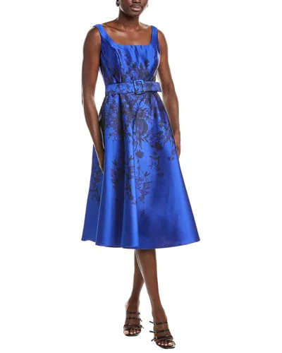 RENE RUIZ RENE RUIZ BELTED A-LINE MIDI DRESS