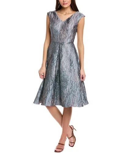 Rene Ruiz Cap Steeve Jacquard Cocktail In Metallic