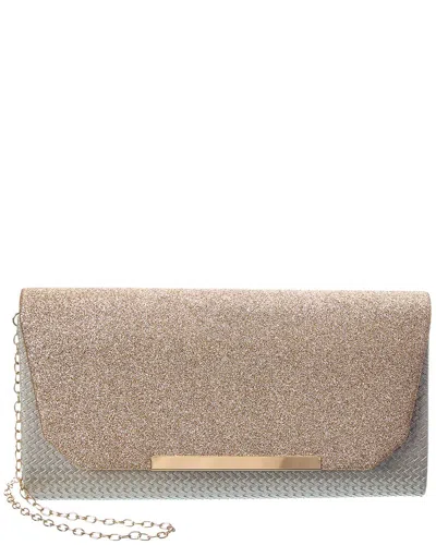 Rene Ruiz Chain Envelope Clutch In Gold